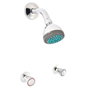 MEZCLADORA D/DUCHA DE 1/2 CR LIVIANO + CABEZA DE DUCHA ECO - TREBOL