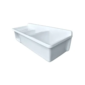 LAVADERO FIBRA CONTRAPLACADO PRINCESA DOBLE POZA 120X46CM