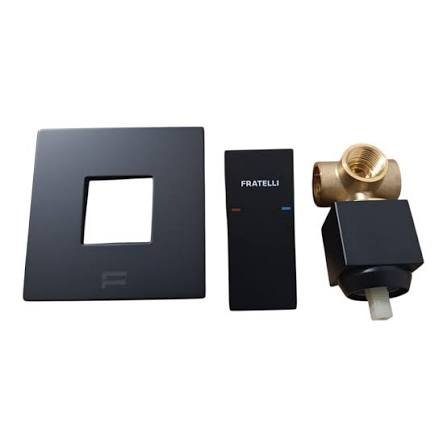 MEZCLADORA DE DUCHA MONOCOMANDO 6012 BLACK- FRATELLI