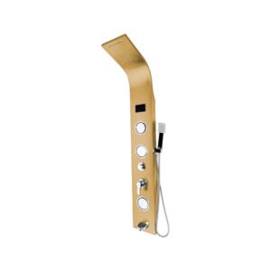 PANEL DE DUCHA INOX LED SATIN GOLD DORADO SK-8006 - FRATELLI