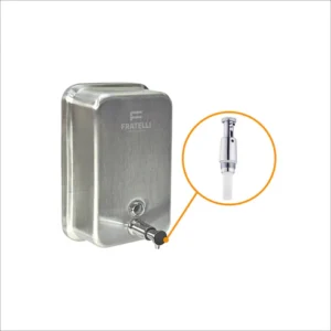 DISPENSADOR DE JABON LIQUIDO 500ML ACERO INOX - FRATELLI