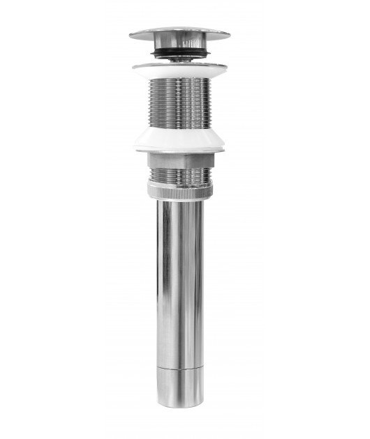 DESAGÜE DE BRONCE CROMADO 1 1/4"X10" PUSH SIN REBOSE - METUSA - Imagen 4