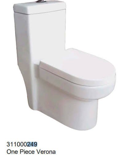 INODORO ONE PIECE VERONA TOILET BLANCO - FRENCIA - Imagen 6