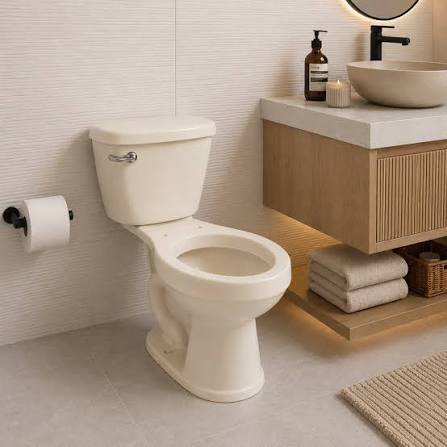 COMBO INODORO TWO PIECE ROMA C/PALANCA + LAVATORIO + PEDESTAL BONE - FV - Imagen 3